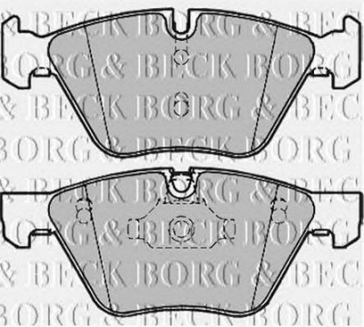 BORG & BECK bbp1945 -  Комплект тормозных колодок, дисковый тормоз